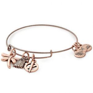 Alex & Ani Game of Thrones Sansa Stark Bangle Bracelet- Antique Rose Gold- NWT